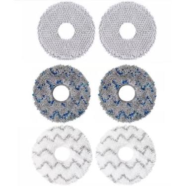 Imagem de Kit 6 Peças de Mop Robô Aspirador Compatível S10+ S20+ X10+ X20+ X20 Max X20 e muito mais