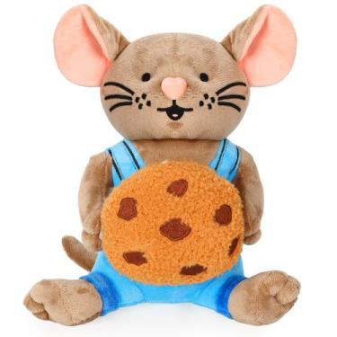 Imagem de Pelúcia de pelúcia Stuffed Animal Mouse para meninos e meninas de 10 c