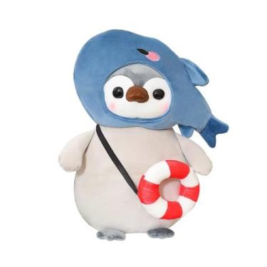 Imagem de Bicho de pelúcia Seyomi MeleCeri Cute Pinguin Whale 35 cm