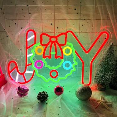Imagem de Sinais neon de Feliz Natal, luz neon branca quente para decoração de Natal, sinal de luzes de neon LED para presente de Natal, quarto, sala de estar em casa, festa de Natal, Ano Novo (D)