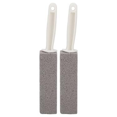 Imagem de Conjunto de escova de limpeza de pedra-pomes, 2 pacotes, removedor de manchas para serviço pesado, purificador para banheira, pia de cozinha, banheiro, superfícies de cerâmica,