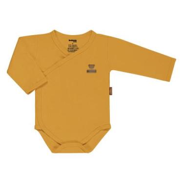 Imagem de Body Manga Longa Transpassado em cotton, varias cores - 1 Peça - 001 B