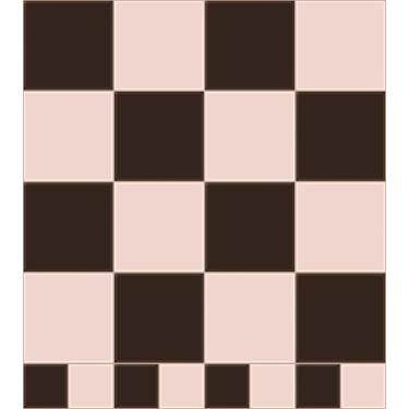 Imagem de zoé&yifan Papel de contato quadriculado rosa chocolate Pantone Mocha mousse Peel and Stick Papel de parede 300 cm x 45 cm Papel removível para armário cozinha quarto parede