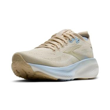 Imagem de Brooks Tênis de corrida e caminhada feminino Adrenaline GTS 25, Areia/coco/Skyway, 42