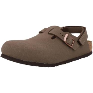 Imagem de Birkenstock Sandália masculina Tokio (bebê/criança pequena), Mocha, 2-2.5 Narrow Little Kid