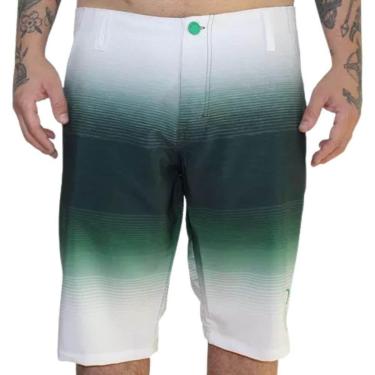 Imagem de Bermuda Palmeiras Shorts Plus Size Água Casual Degradê P2213700-Masculino