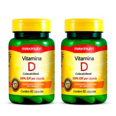 Imagem de Kit 02 Vitamina D 100% Idr Maxinutri 60 Capsulas