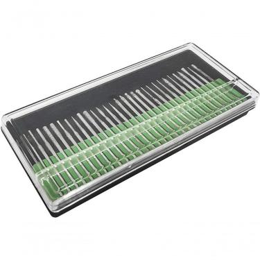 Imagem de Kit Broca Diamantadas 30 Und Lixa Elétrica Micromotor