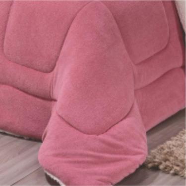 Imagem de Edredom Coberdrom Pryme Solteiro Sherpa E Manta - Rosa