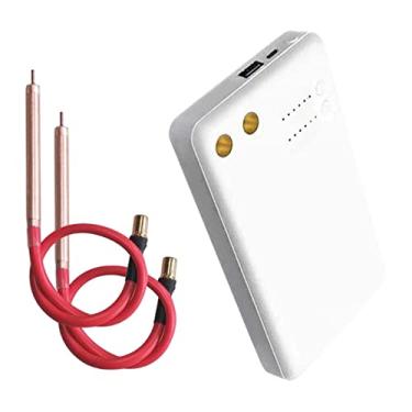 Imagem de barenx Mini máquina de solda a ponto, 6 engrenagens ajustáveis com Tybc-Cm, kit de ferramentas para carregador doméstico - branca