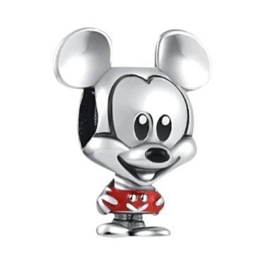 Imagem de Charm De Prata Esterlina 925 Da Disney Para Pulseira Mickey Minnie, Be