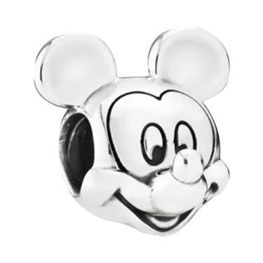 Imagem de Charm De Prata Esterlina 925 Da Disney Para Pulseira Mickey Minnie, Be