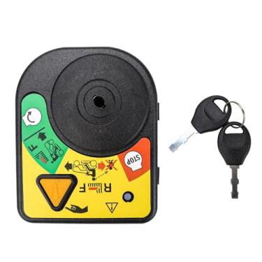 Imagem de 925-06119C Interruptor de ignição com chave compatível com Cub Cadet Parts XT1-LT42 XT1-LT46 XT2-LX42 John Deere Troy Bilt TB30R TB42 TB46 MTD Craftsman T110 T1200 T1400 T1600 Cortador de grama ers