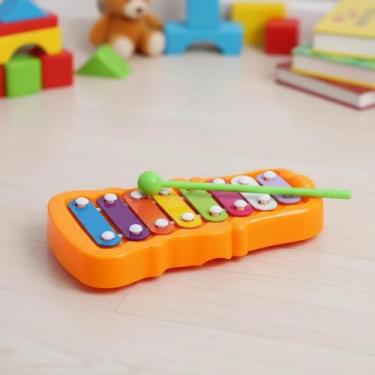 Imagem de 01 Brinquedo Xilofone Musical Infantil Bebe Educativo Brinquedo Musica