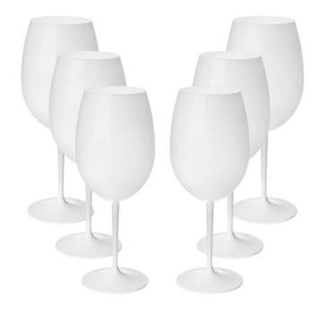 Imagem de Taça De Vinho 600ml Acrílico Cristal 24 Unidades Taças Vinho - NEOPLAS