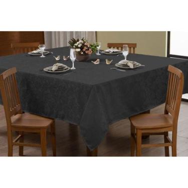 Imagem de Toalha de Mesa 10 lugares Jacquard Adamascado Luxo 3,00x1,40m - Rafalo