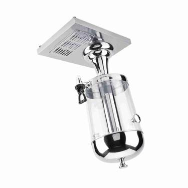 Imagem de Generic Máquina de Suco Quente e Frio de Aço Inoxidável para Restaurante, Bar de Hotel, Máquina de Bebidas 8L para Festa Buffet, PC + Aço Não Magnético, Prata, Dourado (prata de cabeça única)