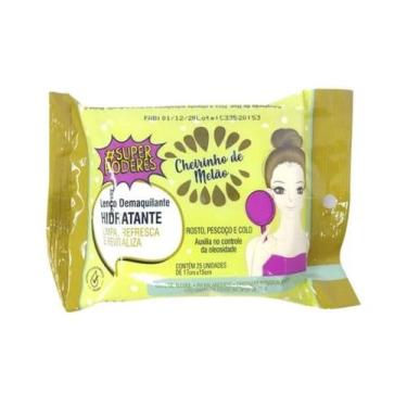 Imagem de Lenço Umedecido Demaquilante Limpeza Facial Maquiagem Skincare Super P