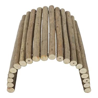 Imagem de Generic Brinquedo de Escalada Em Túnel de Madeira de Cobaia, Design Flexível para Ouriço Chinchila, Desenvolve Habilidades de Coordenação (20 * 40CM)