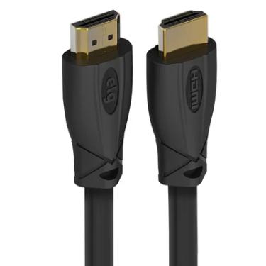 Imagem de Cabo HDMI Alta Performance v2.1, 8K Ultra HD 144Hz, ARC e Ethernet, Conectores Banhados a Ouro 24k com, com 1,5 metros Preto, HD8K15, ELG