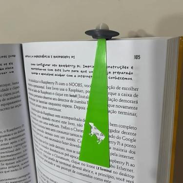 Imagem de Marcador Pagina Livro Caderno ALIEN NAVE BOOKMARK Criativo Leitura Div