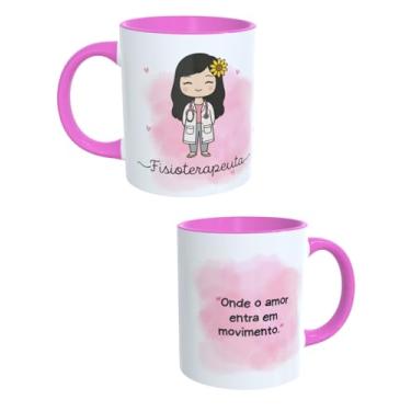 Imagem de Caneca Engenharia Química Personalizada 340ml em Porcelana Premium | Caneca com Nome para Engenheiro(a) Químico | Presente Profissional Criativo para Formandos e Estudantes (ROSA)