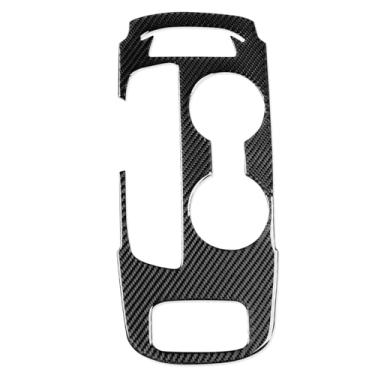 Imagem de PJFUS Adesivo de painel de mudança de marcha de carro de fibra de carbono preto real compatível com Chevrolet Malibu L/LS/RS/LT/Premier 2016 2017 2018 2019 2020 2021 2022 2023 2024 2025-Tipo C