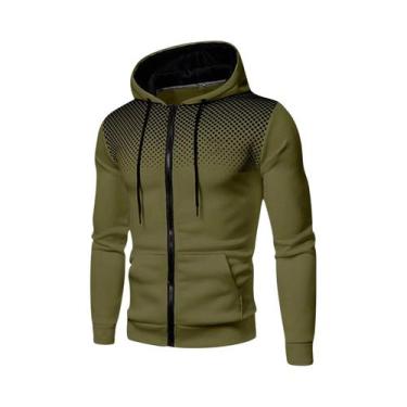 Imagem de Jaqueta Casual Masculina De Outono Inverno Elite Wrestling Com Capuz E