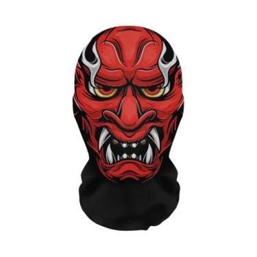 Imagem de Máscara De Esqueleto Assustadora Para Halloween, Capuz De Malha Elásti