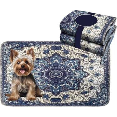 Imagem de NEWPET Tapetes Higiênicos Laváveis para Cães e Gatos, Tapetes Higiênicos Laváveis Premium - Alta Absorção,100% Impermeáveis,60*80CM (1)