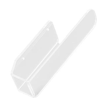 Imagem de Mingzhe Suporte de Toalha de Mão Acrílico Durável Barra Toalha Montada na Parede para Cozinha do Banheiro (Transparente)