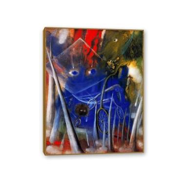 Imagem de Zeichn8u Remedios Varo Paintings Weird life Remedios Varo Pôster de parede Surrealismo Arte em tela para sala de estar escritório decoração de parede presente pronto para pendurar 50 x 40 cm (20 x 16