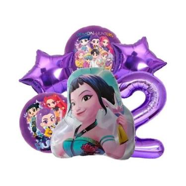 Imagem de Conjunto De Balões Para Festa De Aniversário Infantil 6 Peças Números 