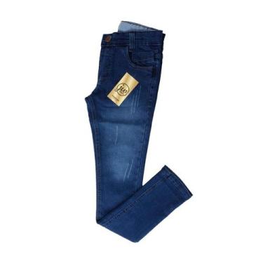 Imagem de Calça Jeans Masculina Infantil Meninos 2 ao 16 moda infanto juvenil pe