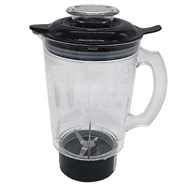 Imagem de Peça de reposição copo de 940 ml com lâmina cruzada, compatível com Magic Bullet Blender, Mixer, Juicer, processador de alimentos (MBR-1701 /MBR-1702 /MBR-1101/ MB-BX1770-02/ MB1001/ MBR-0301)