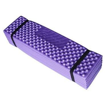 Imagem de Pegciuho Colchão Dobrável para Camping, Ideal para Aventuras Ao Ar Livre. Disponível em Diversas Cores, Roxo, Tamanho real