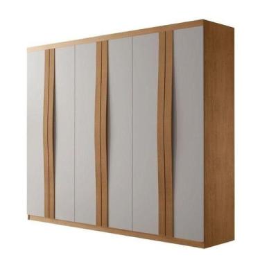 Imagem de Guarda-Roupa Rufato Grécia 6 Portas 2 Gavetas Naturale  Off