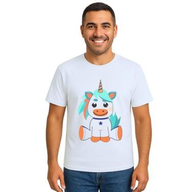 Imagem de Camiseta Unicórnio Baby Licorne Estampa Personalizada - Use P4, Branco