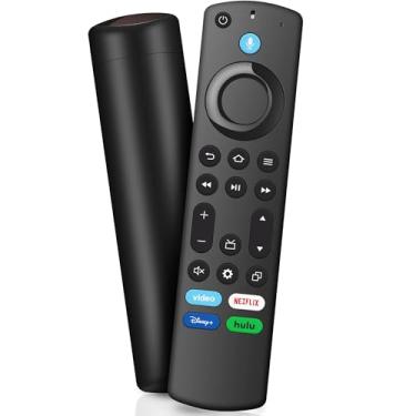 Imagem de Controle remoto de voz de substituição (2ª geração) adequado para Smart TVs Stick/Lite/4K/TV Cube, Smart TVs (3ª Geração), para Smart TV Insignia-Toshiba-Pioneer