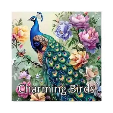 Imagem de Livro De Colorir Mundo Encantado Das Aves 28 Páginas Presente Relaxant