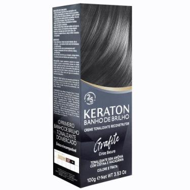Imagem de Kert Keraton Tonalizante Banho de Brilho Grafite 100g