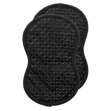 Imagem de All-Clad Suporte de panela premium: resistente ao calor até 500 graus - 100% algodão, almofada quente de 25,4 x 20,3 cm para cozinha e churrasco, pacote com 2, preto