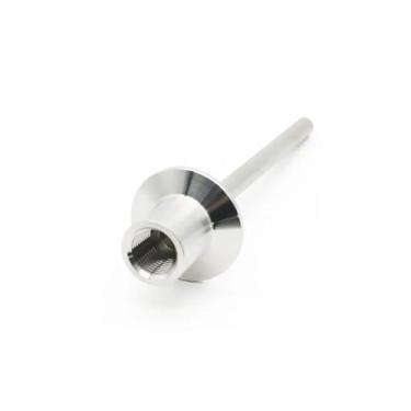 Imagem de Virola de 3,8 cm, poço triplo de 50,5 mm com rosca fêmea NPT de 1/5.1 cm, Thermowell, L-150 mm (6") Homebrewing Beer Tools304