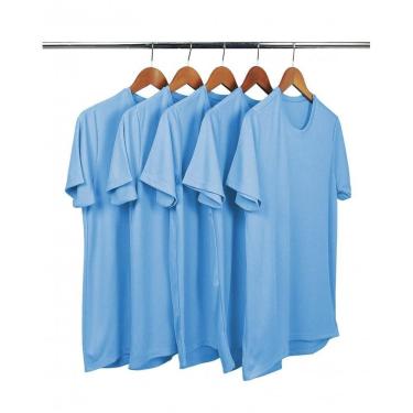 Imagem de Kit 5 Camisetas Masculinas Dry UV 30+-Masculino