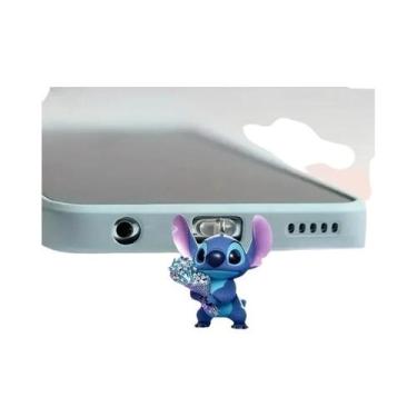 Imagem de Protetor De Poeira Para Telefone Disney Stitch Tipo-C Para Porta De Ca