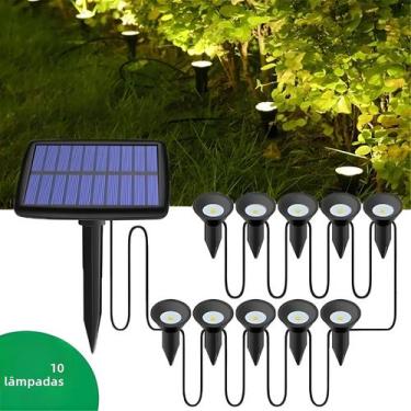 Imagem de Luzes Solares RGB Para Jardim Com Mudança De Cores, IP65 À Prova d'Águ