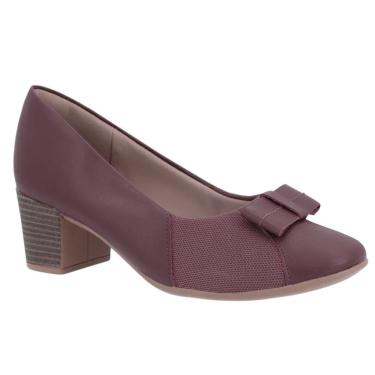 Imagem de Scarpin Usaflex Salto Bloco Feminino