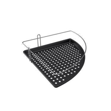 Imagem de  Porta Shampoo De Canto Aço Com Fundo Plástico - Stolf Preto