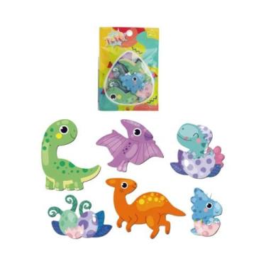 Imagem de Quebra-Cabeça Magnético Do Universo Dos Dinossauros Para Crianças, Bri