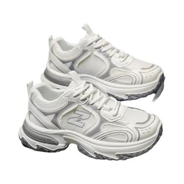 Imagem de Tênis Casuais Masculinos Estilo Retrô Em Malha Respirável Com Solado G